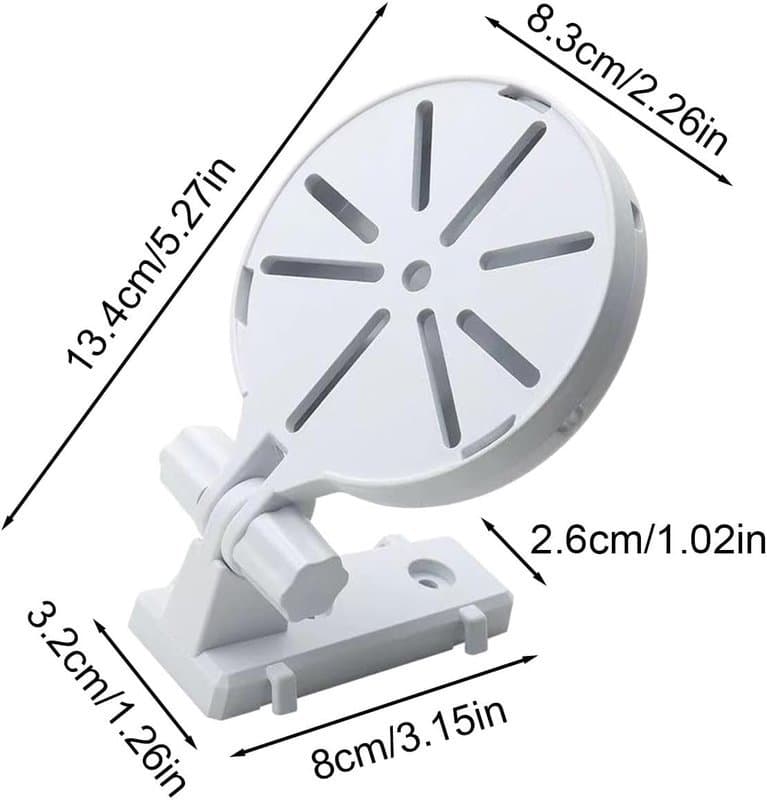 Adhesive CCTV Camera Mount Bracket 180° Indoor Wall Shelf thumbnail 6