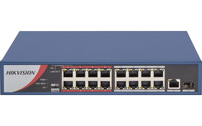 Hikvision DS-3E0318P-E/M(B) 16-Port PoE Unmanaged Network Switch thumbnail 2