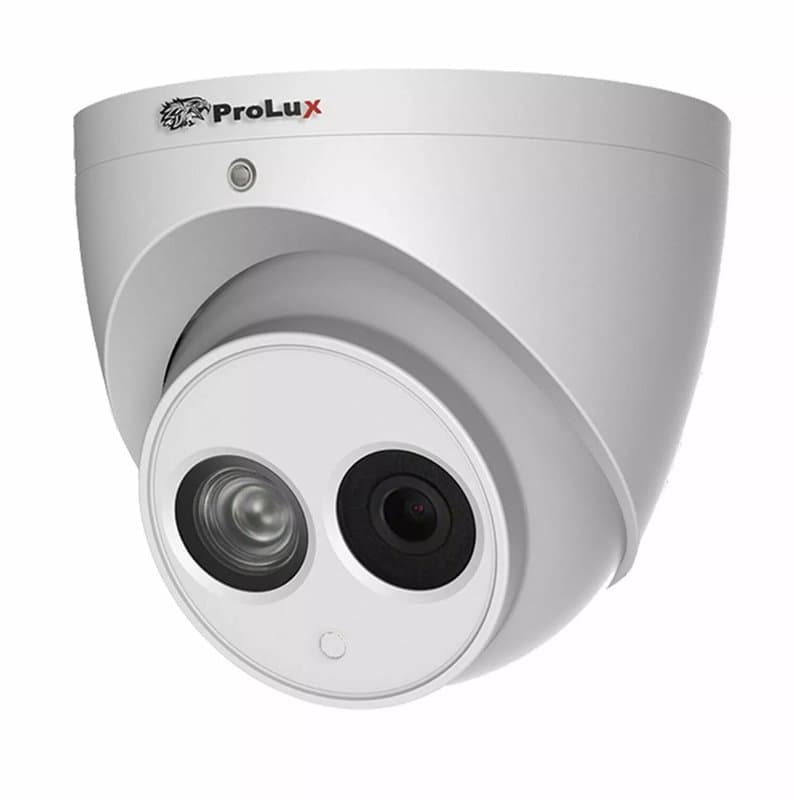 Prolux 4MP PoC Audio Eyeball Camera 2.8mm 50m IR Hikvision Compatible thumbnail 2