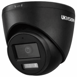 Ukvision 3K Smart Hybrid Light ColorVu Fixed Turret Camera Black