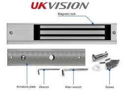 UKVISION 380KG Magnetic Door Lock 12V 24V Electromagnetic Maglock