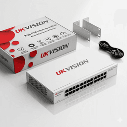 UKVISION UK-SW-24-1000 24-Port Gigabit Ethernet Switch Rackmount