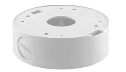 UKVISION Deep Base Junction Box 120×55mm White CCTV Camera Plastic Mount