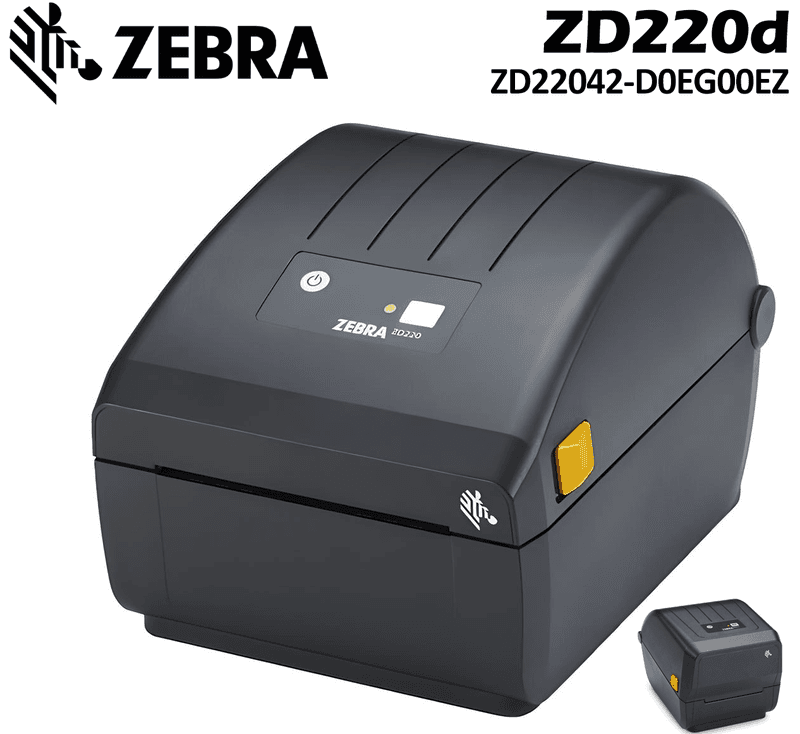 Zebra ZD220 Direct Thermal Label Printer 203dpi USB Barcode Printer thumbnail 2