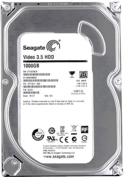 1TB - HDD 3.5" SATA Hard Drives – Free Installation with Any CCTV Kit or Package -Ideal for 24/7 continuous recording