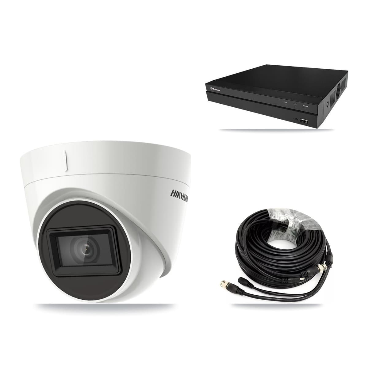 Hikvision & Prolux 8-Channel 4K CCTV Kit — 8 DS-2CE78U1T Turret Cameras + 8TB Recording - Image 1