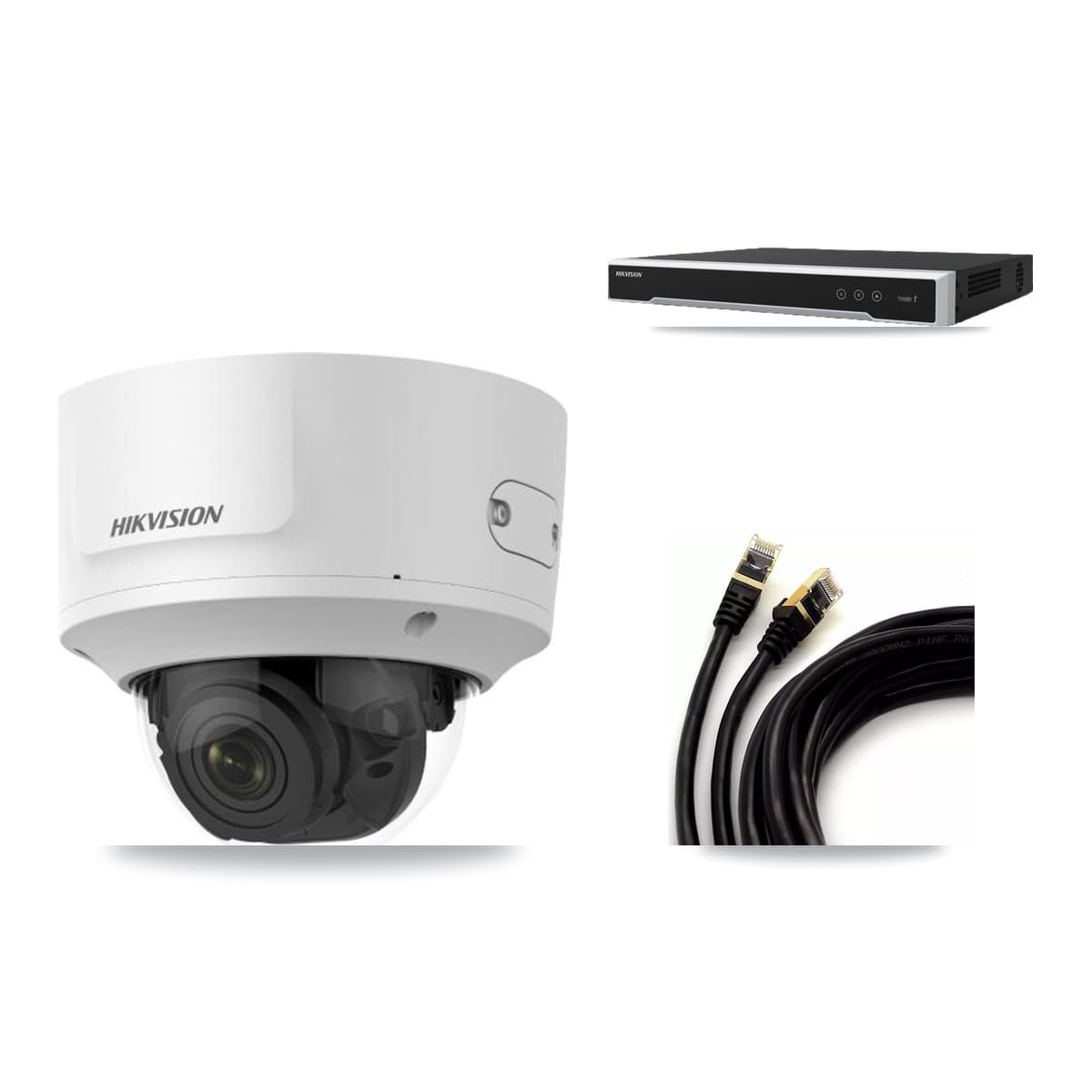 Hikvision 8-Channel 2MP CCTV Kit — 4 Dome Cameras + 3TB Recording - Image 1