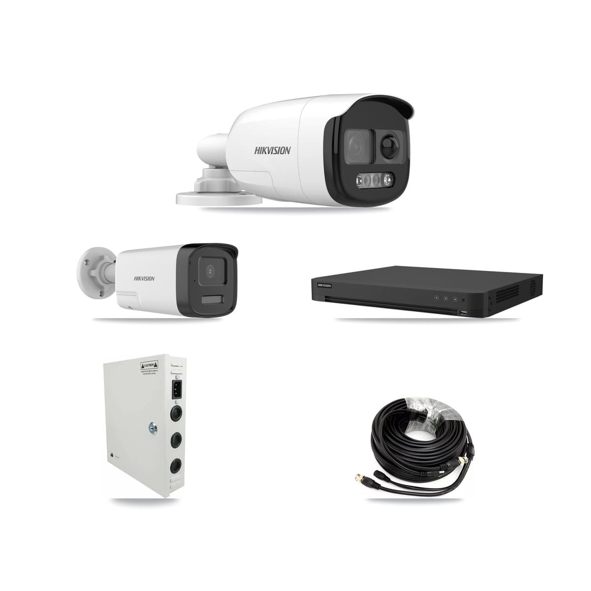 Hikvision 32-Channel 5MP CCTV Kit — 14 DS-2CE12KF3T + 7 DS-2CE17K0T Bullet Cameras + 8TB Recording