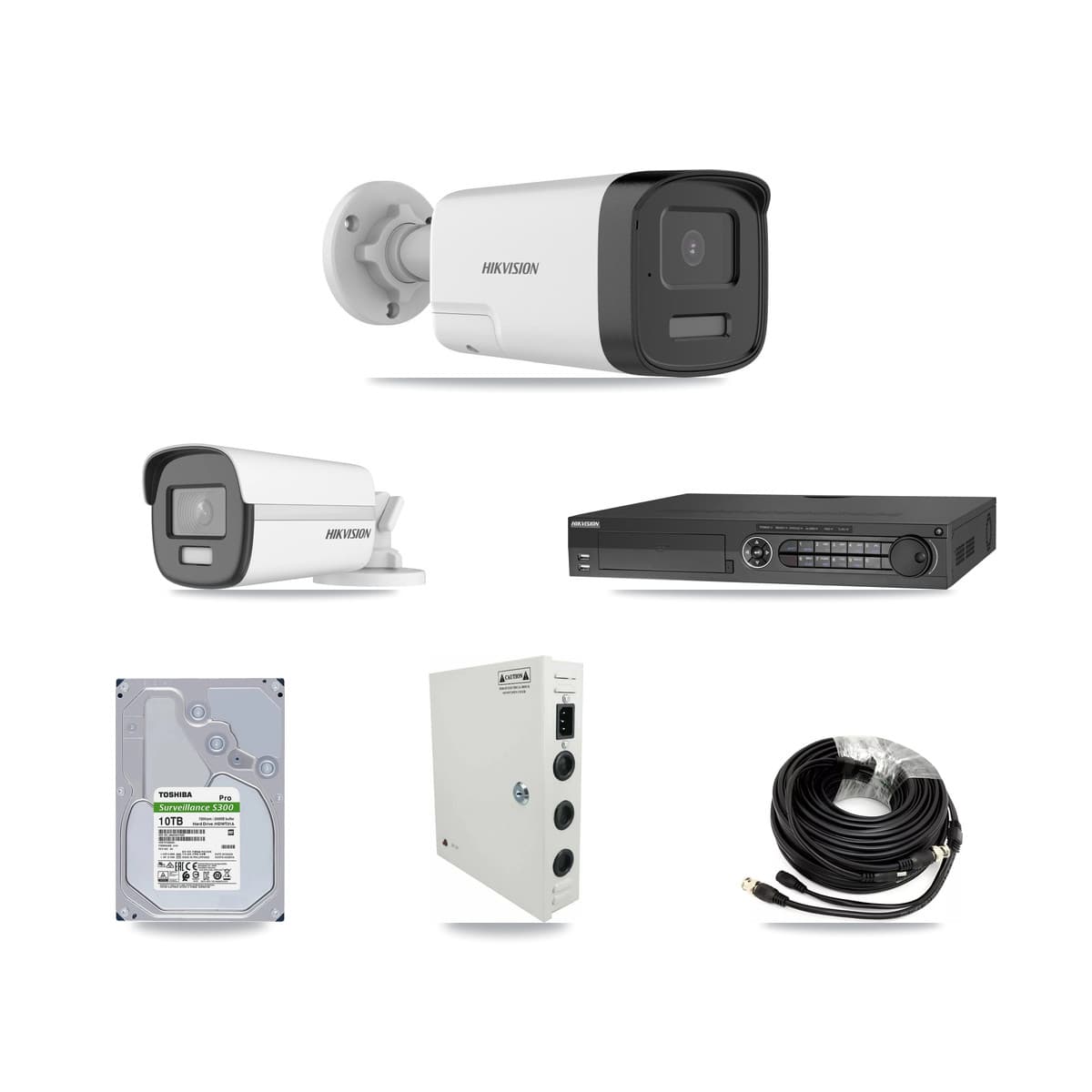 Hikvision 32-Channel 5MP – 4K CCTV Kit — 1 4K + 29 5MP Bullet Cameras + 4× 10TB Recording