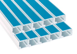 Self-Adhesive Mini Trunking - 16x16mm White PVC Electrical Cable Conduit