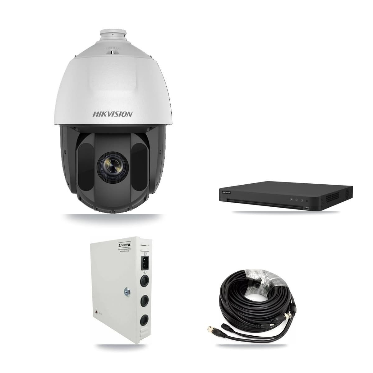Hikvision 32-Channel 2MP CCTV Kit — 27 DS-2AE5225TI PTZ Cameras + 2× 8TB Recording - Image 1