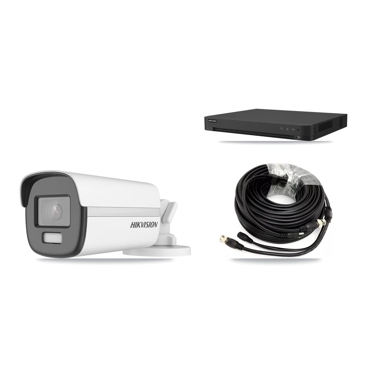 Hikvision 16-Channel 4K CCTV Kit — 3 DS-2CE12UF3T Bullet Cameras + 8TB Recording - Image 1