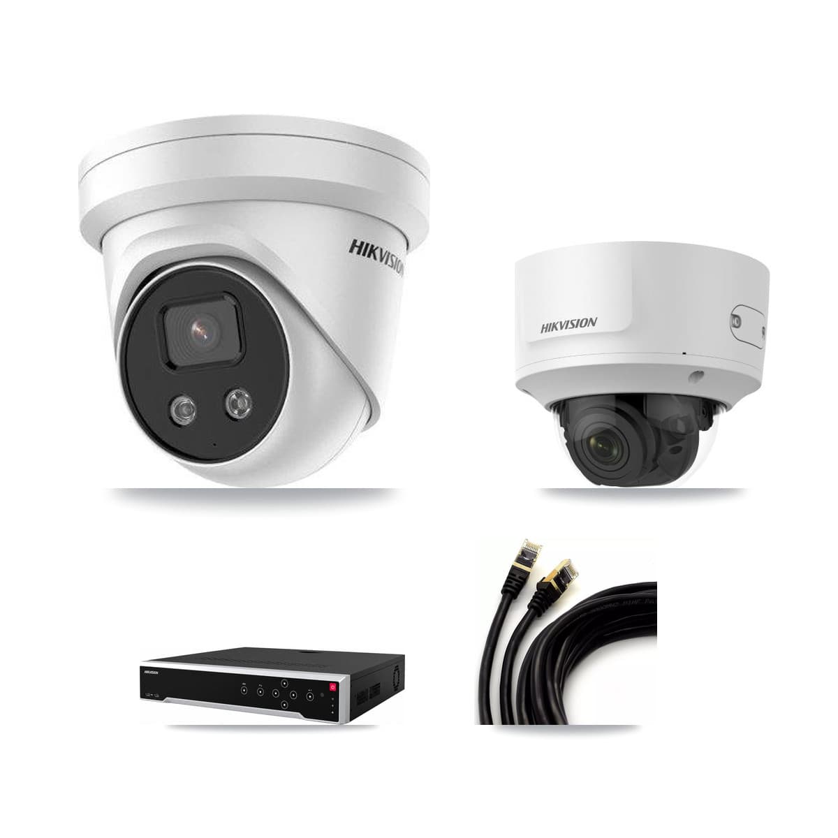 Hikvision 32-Channel 2MP – 5MP CCTV Kit — 1 2MP Dome + 5 5MP Turret Cameras + 8TB Recording - Image 1