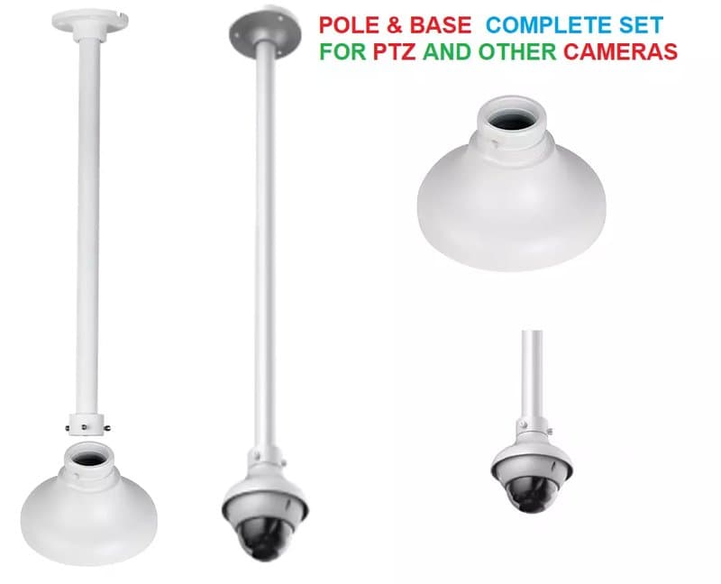 Universal Ceiling Mount Bracket for PTZ & CCTV Cameras - PFA107, PFA106, DH-PFB220C Compatible
