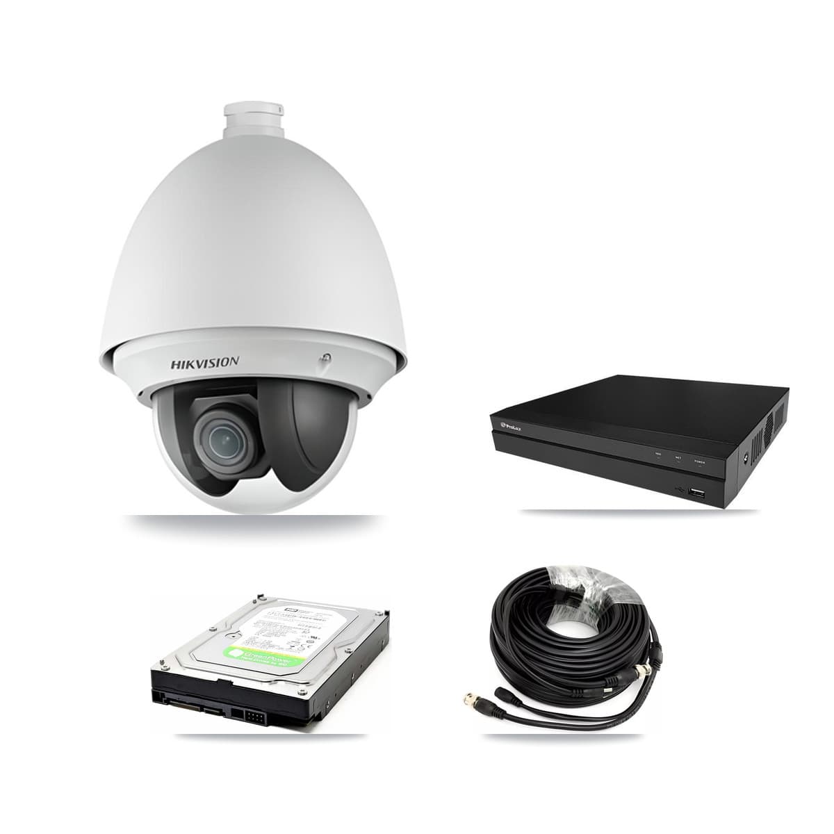 Hikvision & Prolux 8-Channel 2MP CCTV Kit — 1 PTZ Camera + 1TB Recording - Image 1