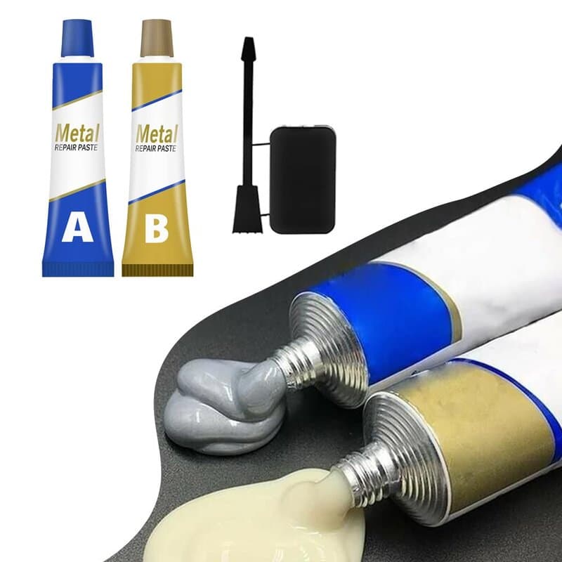 TERTELL AB Glue is a high-strength, two-part epoxy adhesive designed for metal repairs