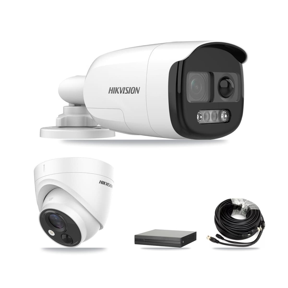 Hikvision 16-Channel 5MP CCTV Kit — 4 Bullet + 2 Turret Cameras + 8TB Recording (XVR-3116HS Recorder) - Image 1