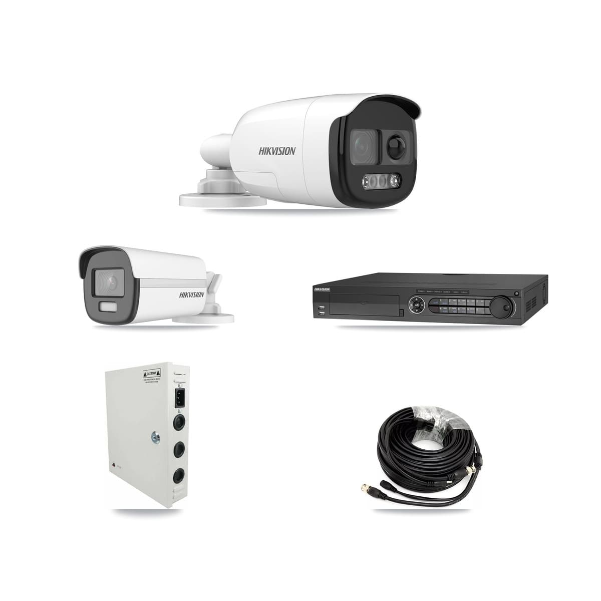 Hikvision 32-Channel 5MP – 4K CCTV Kit — 23 5MP + 1 4K Bullet Cameras + 4× 8TB Recording