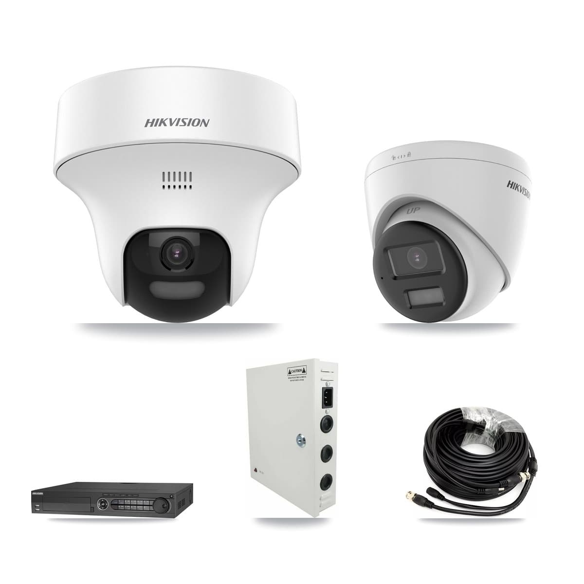 Hikvision 32-Channel 5MP – 4K CCTV Kit — 23 DS-2CE70K0T 5MP + 1 DS-2CE78U0T 4K Turret Cameras + 4× 8TB Recording