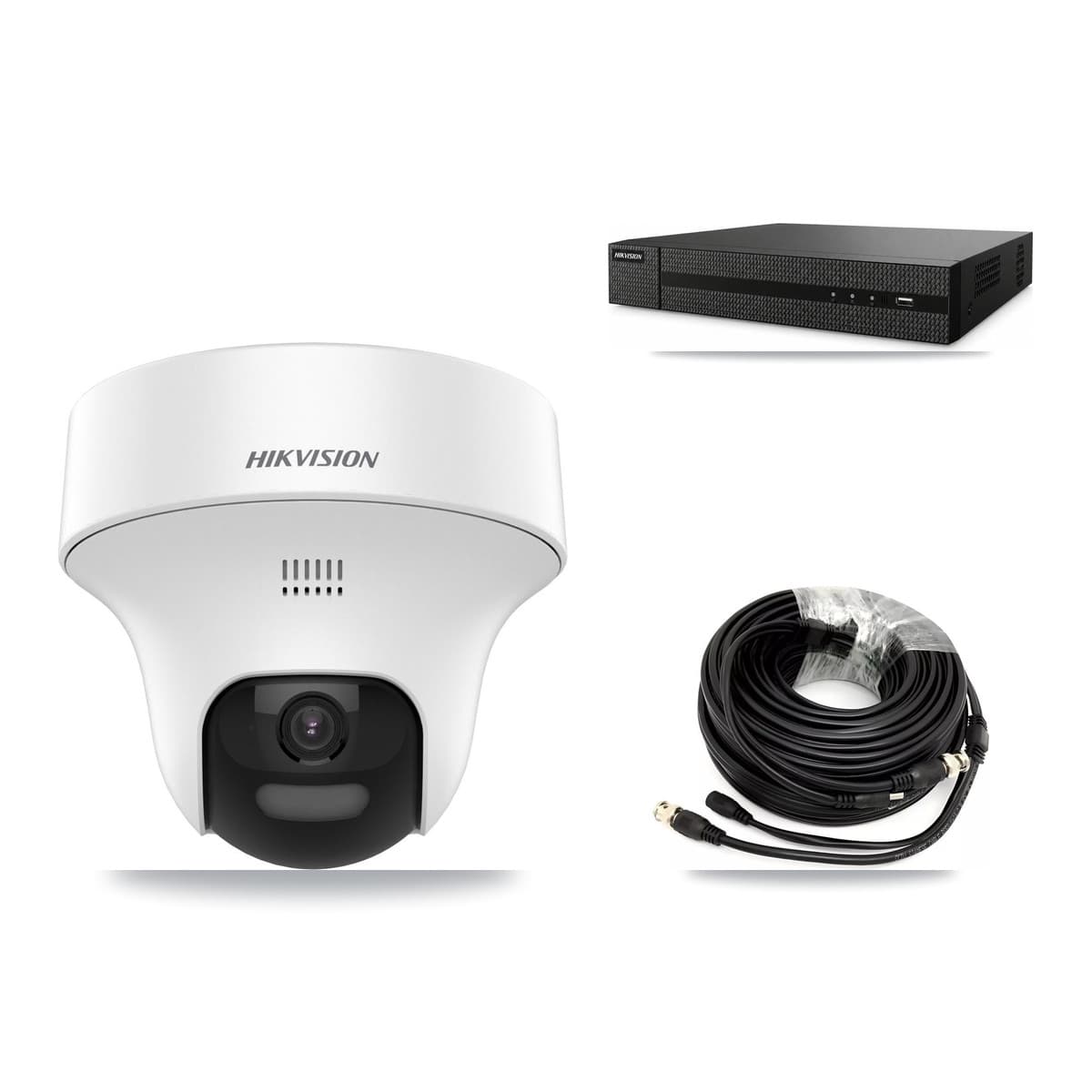 Hikvision 8-Channel 5MP CCTV Kit — 7 DS-2CE70K0T Turret Cameras + 3TB Recording