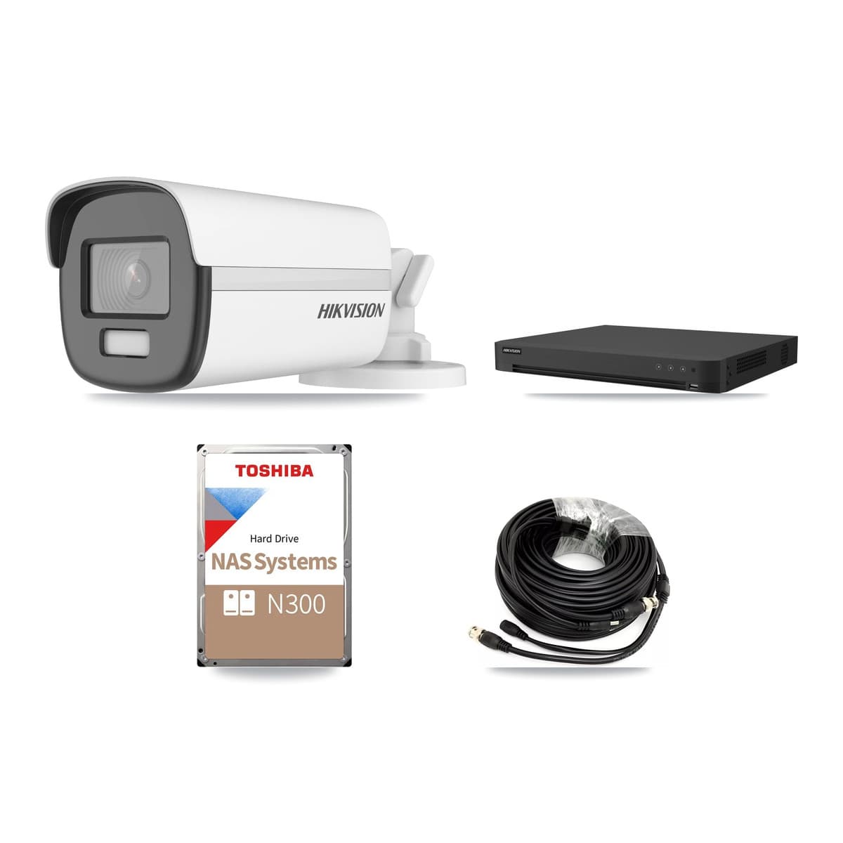 Hikvision 16-Channel 4K CCTV Kit — 7 Bullet Cameras + 18TB Recording - Image 1