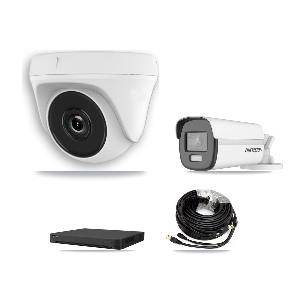 Hikvision 16-Channel 2MP – 4K CCTV Kit — 1 4K Bullet + 7 2MP Dome Cameras + 8TB Recording - Image 1