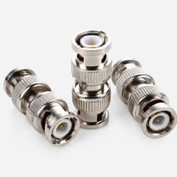 BNC Male to Male Coupler Adapter for CCTV Coaxial Cable Joiner