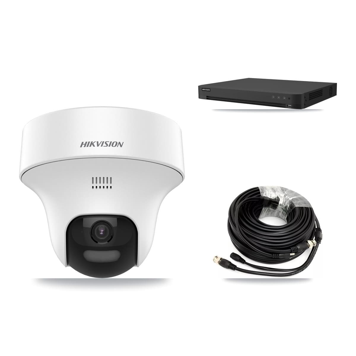 Hikvision 16-Channel 5MP CCTV Kit — 6 DS-2CE70K0T Turret Cameras + 8TB Recording (IDS-7216HUHI Recorder) - Image 1