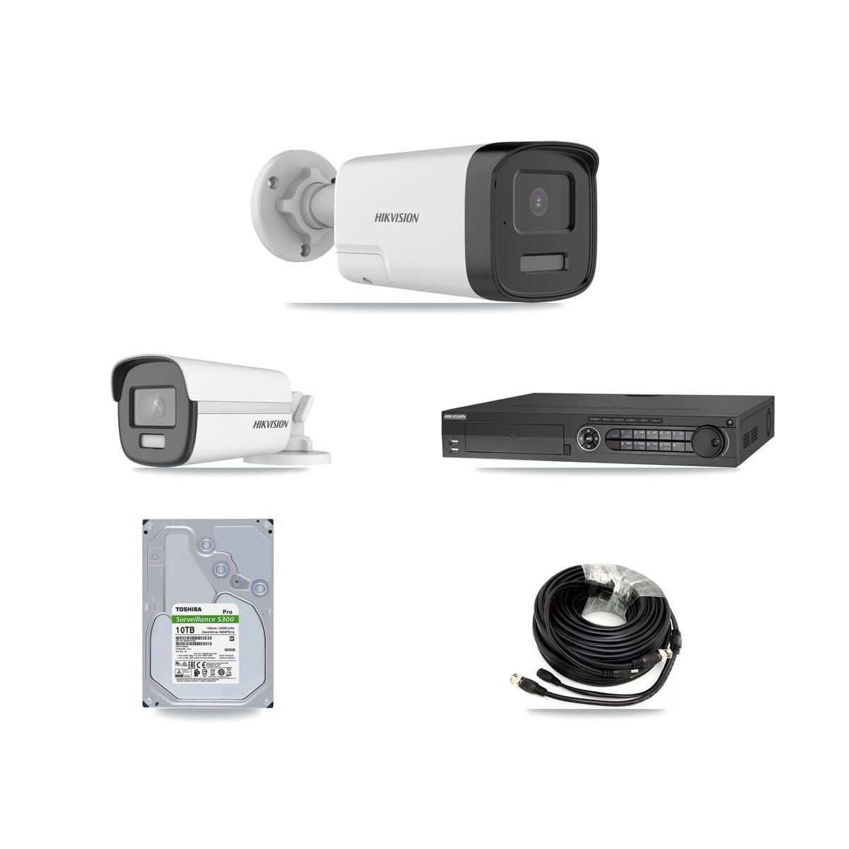 Hikvision 32-Channel 5MP – 4K CCTV Kit — 1 4K + 6 5MP Bullet Cameras + 10TB Recording - Image 1