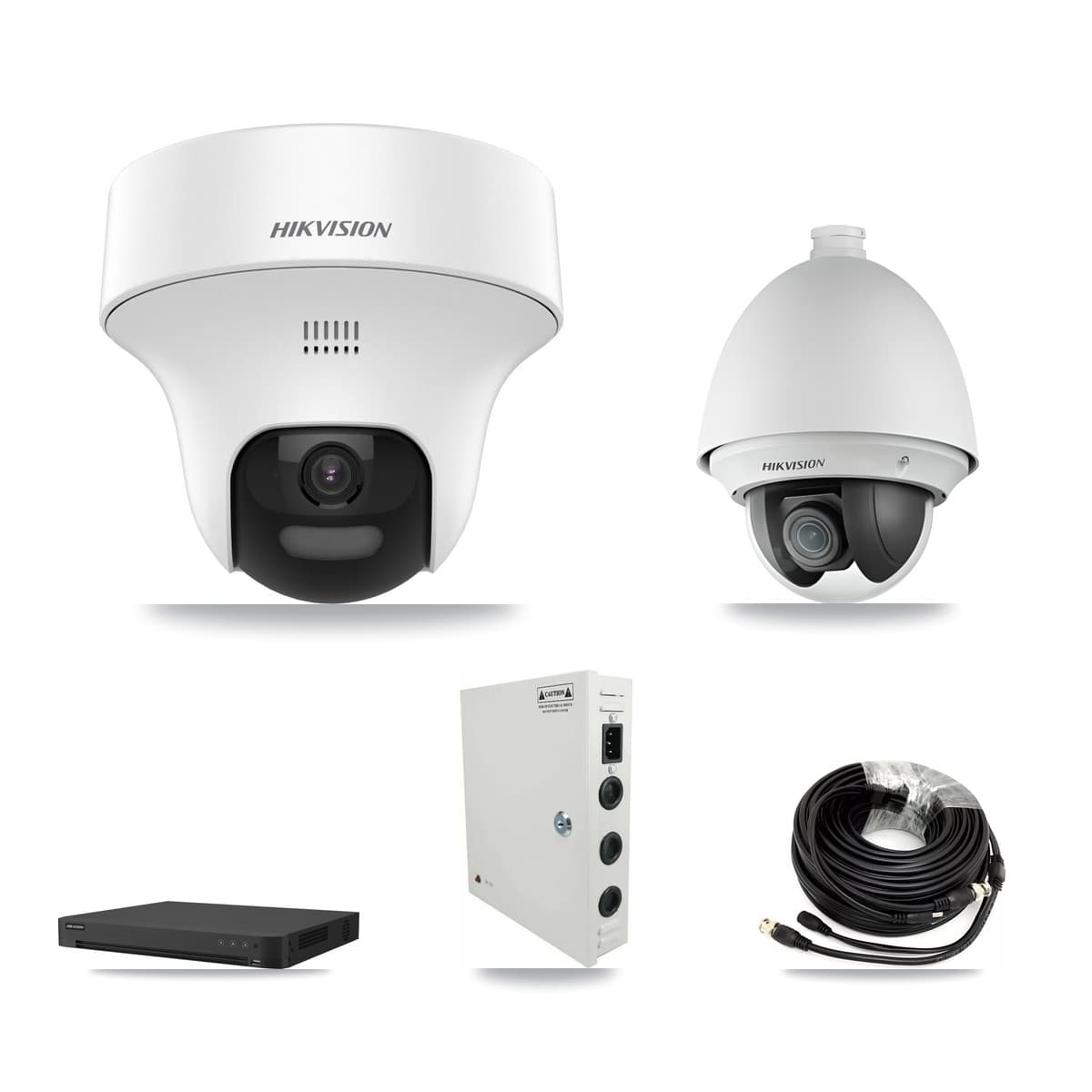 Hikvision 32-Channel 2MP – 5MP CCTV Kit — 1 DS-2AE4225T 2MP PTZ + 25 DS-2CE70K0T 5MP Turret Cameras + 8TB Recording - Image 1