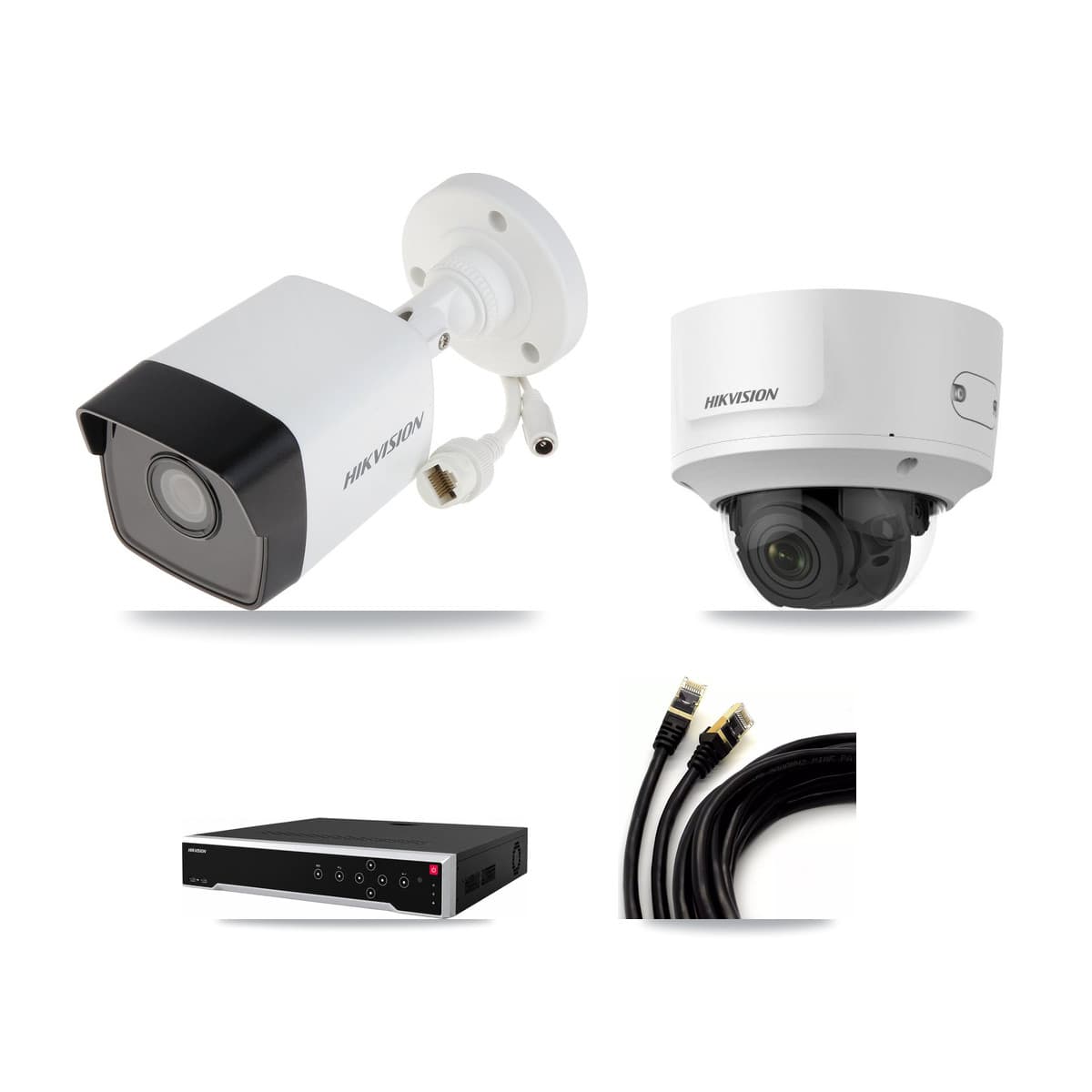 Hikvision 32-Channel 2MP – 5MP CCTV Kit — 6 5MP Bullet + 1 2MP Dome Cameras + 8TB Recording - Image 1
