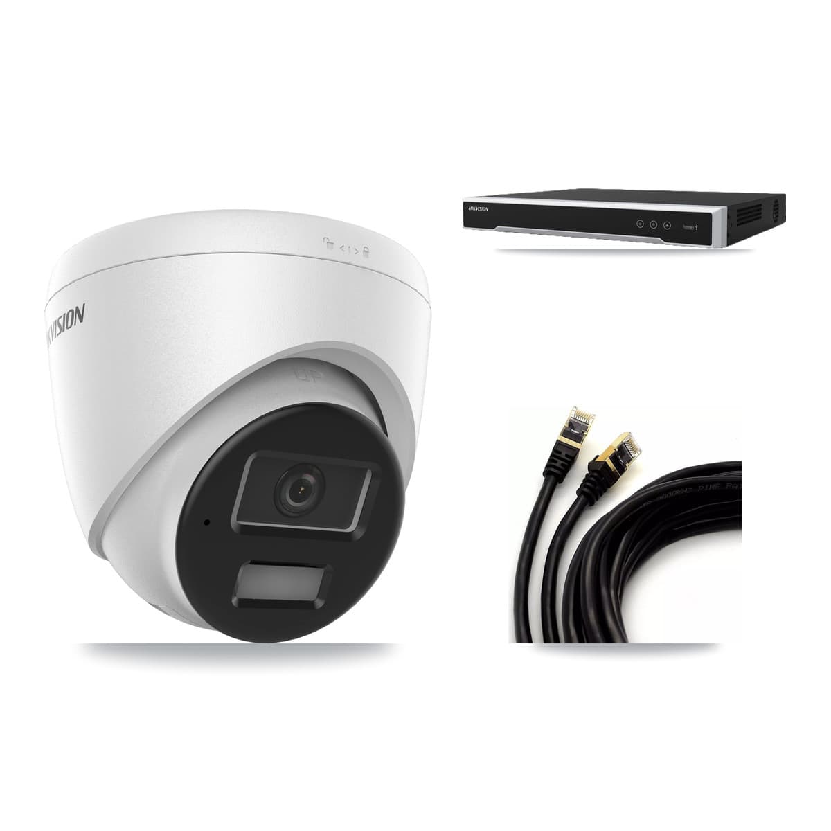 Hikvision 16-Channel 4MP CCTV Kit — 2 DS-2CD1343G2 Turret Cameras + 3TB Recording