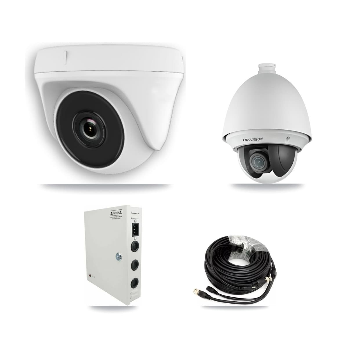 Hikvision 8-Channel 2MP CCTV Kit — 1 PTZ + 4 Dome Cameras + 3TB Recording - Image 1
