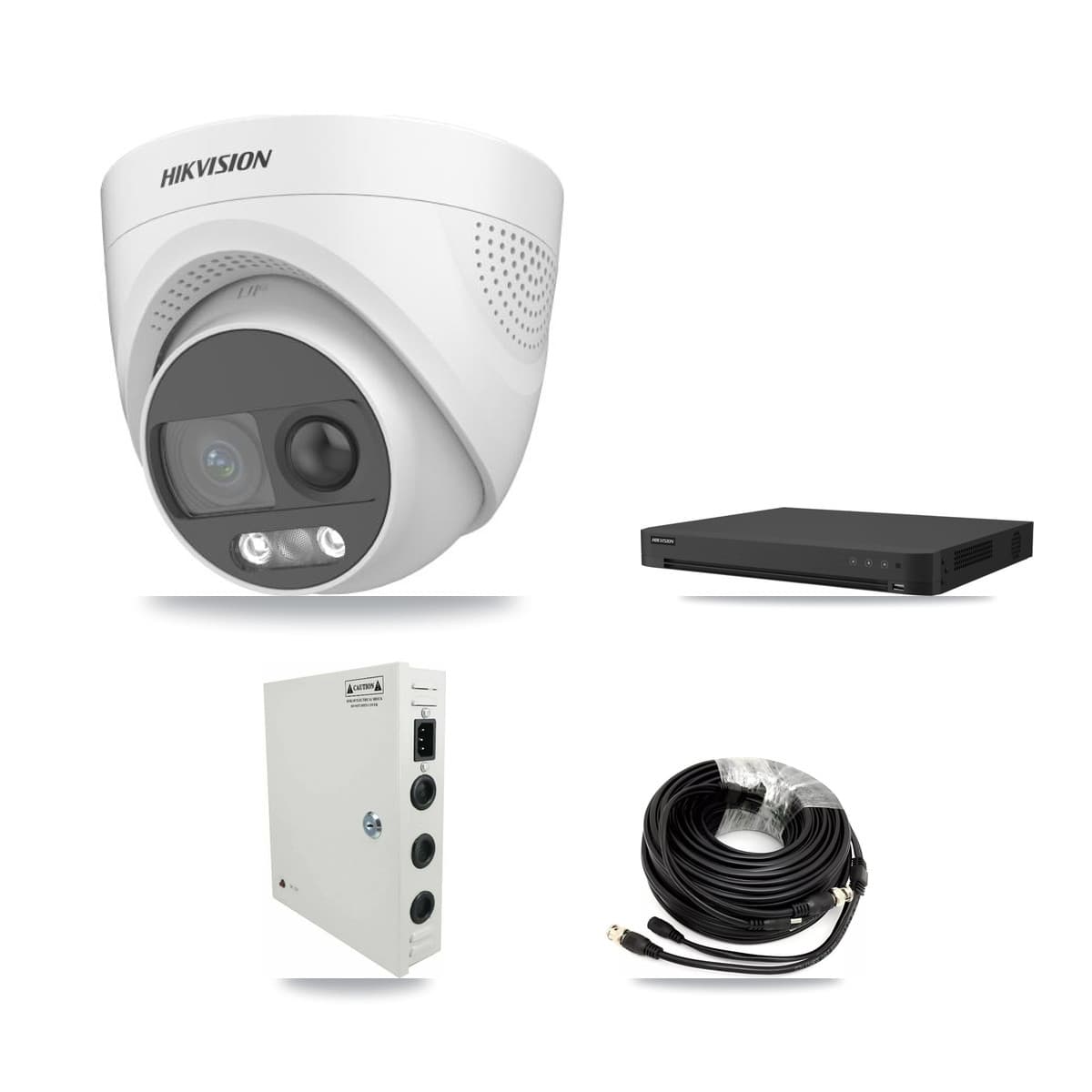Hikvision 32-Channel 5MP CCTV Kit — 16 DS-2CE72KF3T Turret Cameras + 8TB Recording