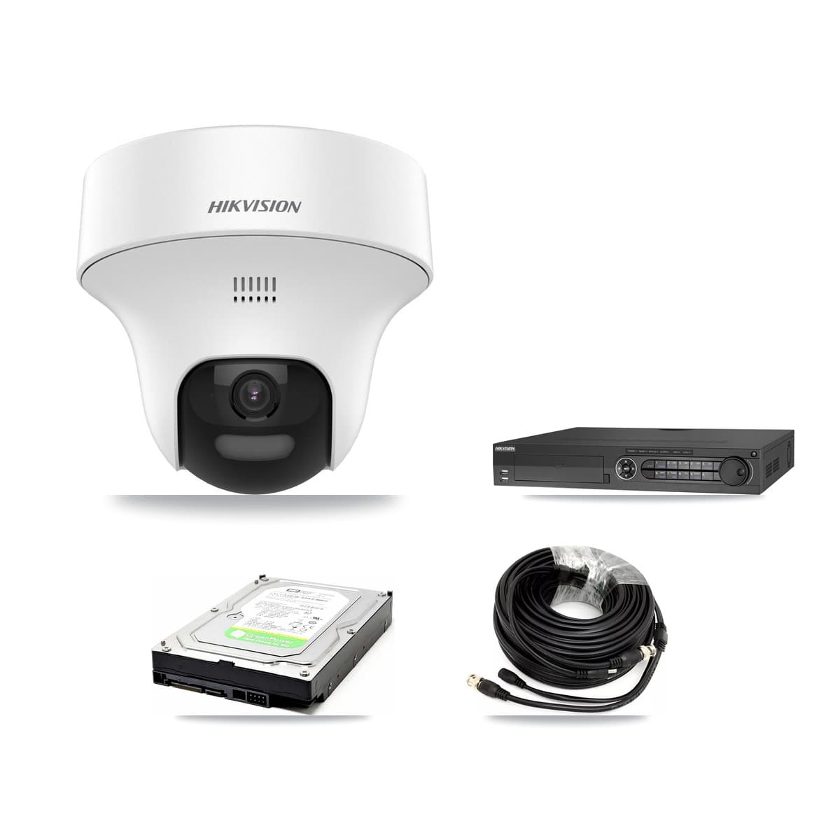 Hikvision 32-Channel 5MP CCTV Kit — 1 DS-2CE70K0T Turret Camera + 1TB Recording (IDS-7332HUHI Recorder) - Image 1