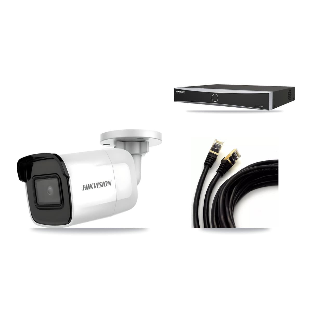 Hikvision 4-Channel 4K CCTV Kit — 4 Bullet Cameras + 8TB Recording - Image 1