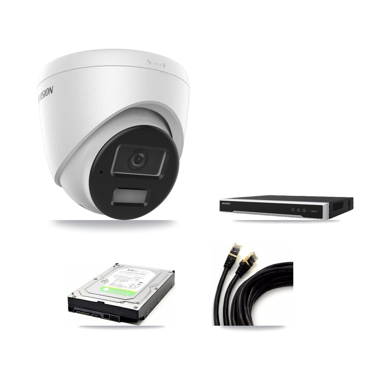 Hikvision 16-Channel 4MP CCTV Kit — 1 DS-2CD1343G2 Turret Camera + 1TB Recording