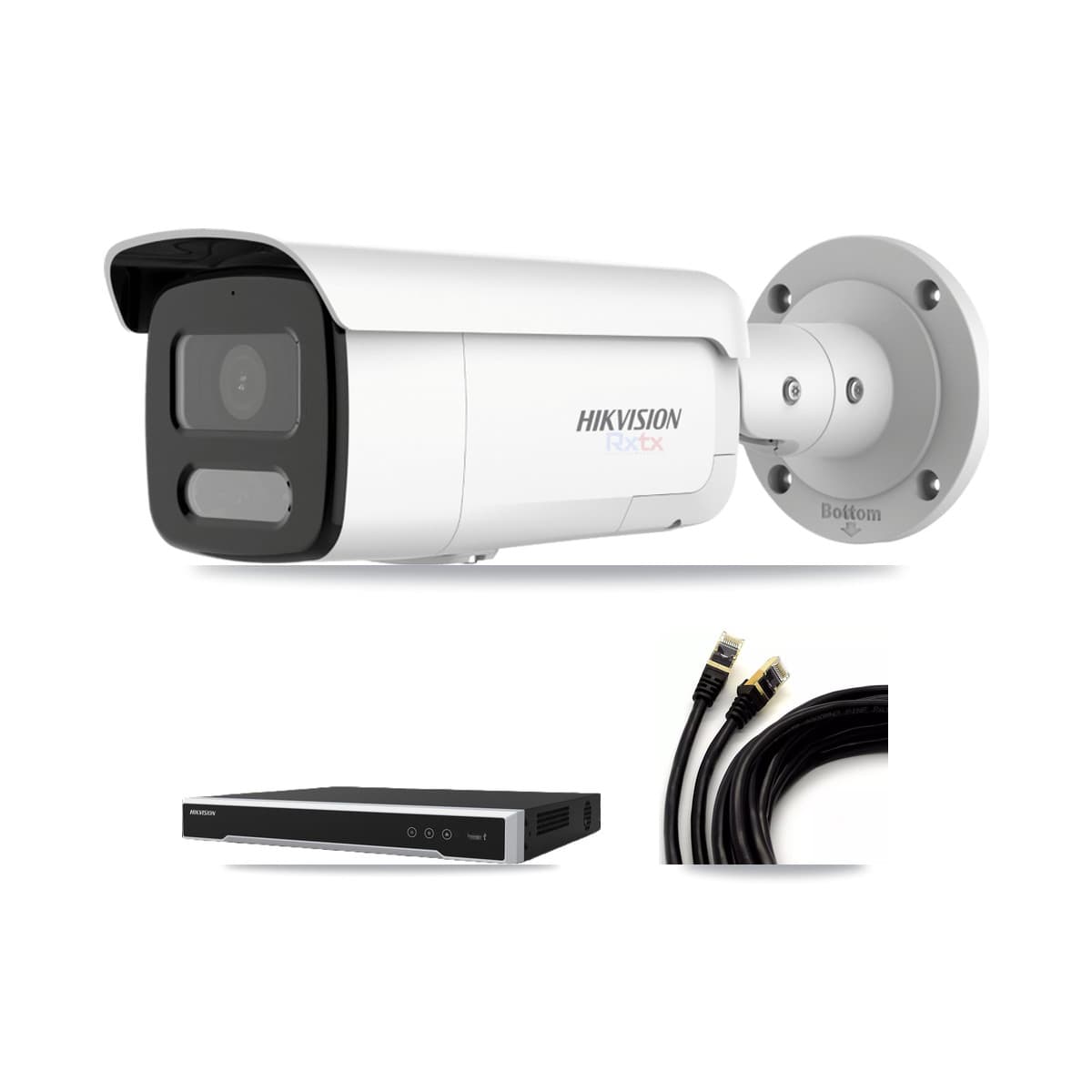 Hikvision 8-Channel 4K CCTV Kit — 5 Bullet Cameras + 8TB Recording - Image 1