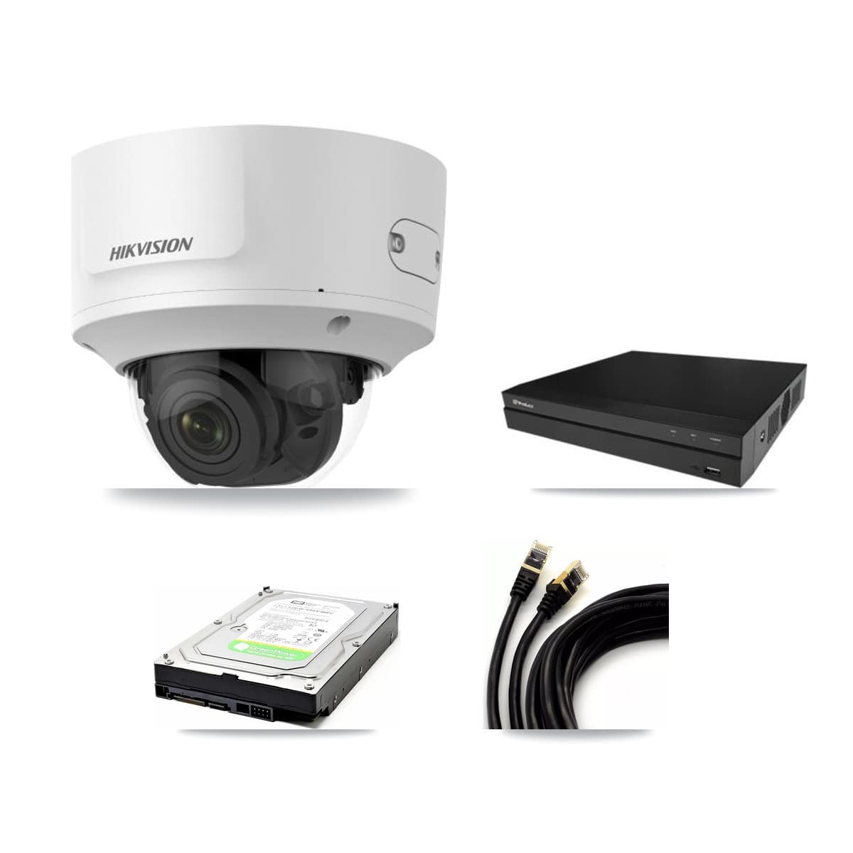 Hikvision & Prolux 16-Channel 2MP CCTV Kit — 2 Dome Cameras + 1TB Recording - Image 1