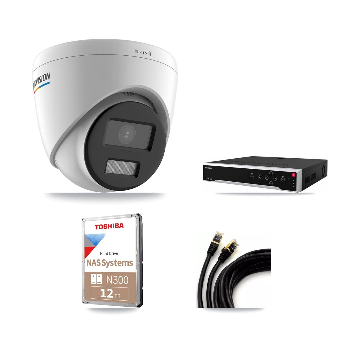 Hikvision 32-Channel 2MP CCTV Kit — 19 Turret Cameras + 12TB Recording - Image 1