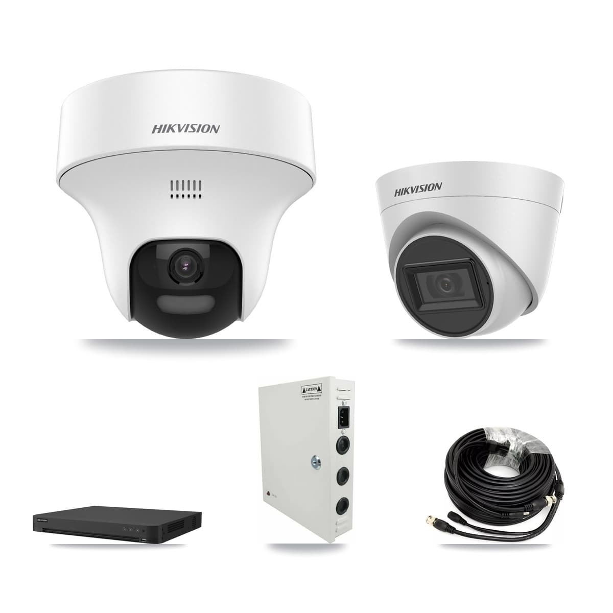 Hikvision 32-Channel 5MP CCTV Kit — 10 DS-2CE70K0T + 10 DS-2CE78H0T Turret Cameras + 8TB Recording - Image 1