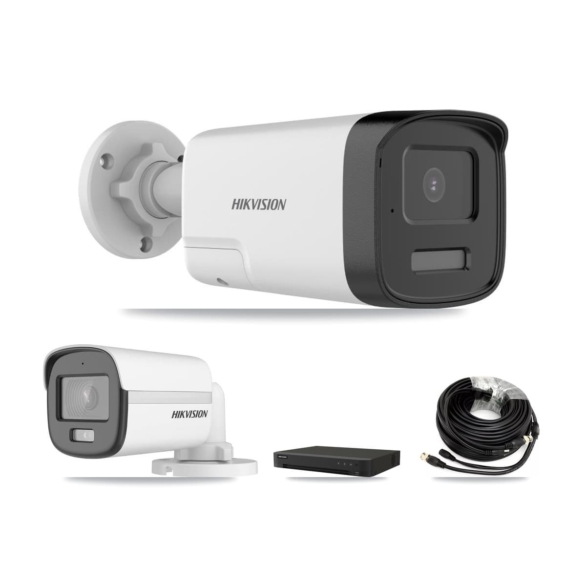 Hikvision 16-Channel 5MP CCTV Kit — 1 DS-2CE12KF0T + 5 DS-2CE17K0T Bullet Cameras + 8TB Recording (IDS-7216HQHI Recorder) - Image 1