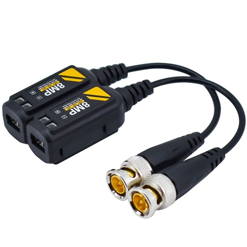 8MP 4K CCTV Passive Video Balun BNC to RJ45 UTP Adapter