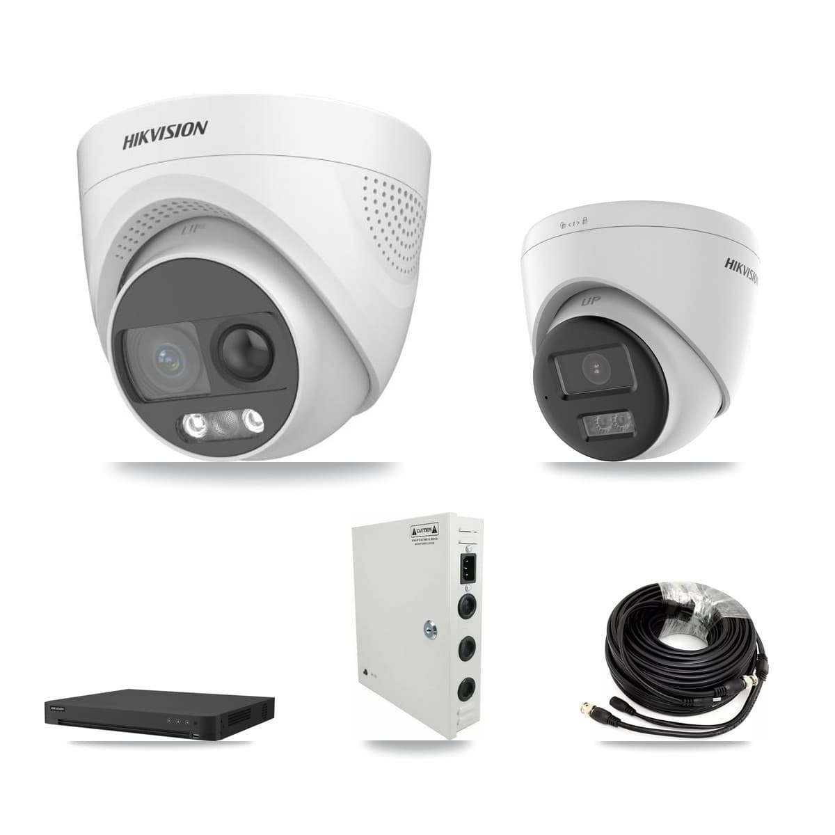 Hikvision 32-Channel 5MP CCTV Kit — 24 DS-2CE72KF3T + 1 DS-2CE78K0T Turret Cameras + 8TB Recording - Image 1