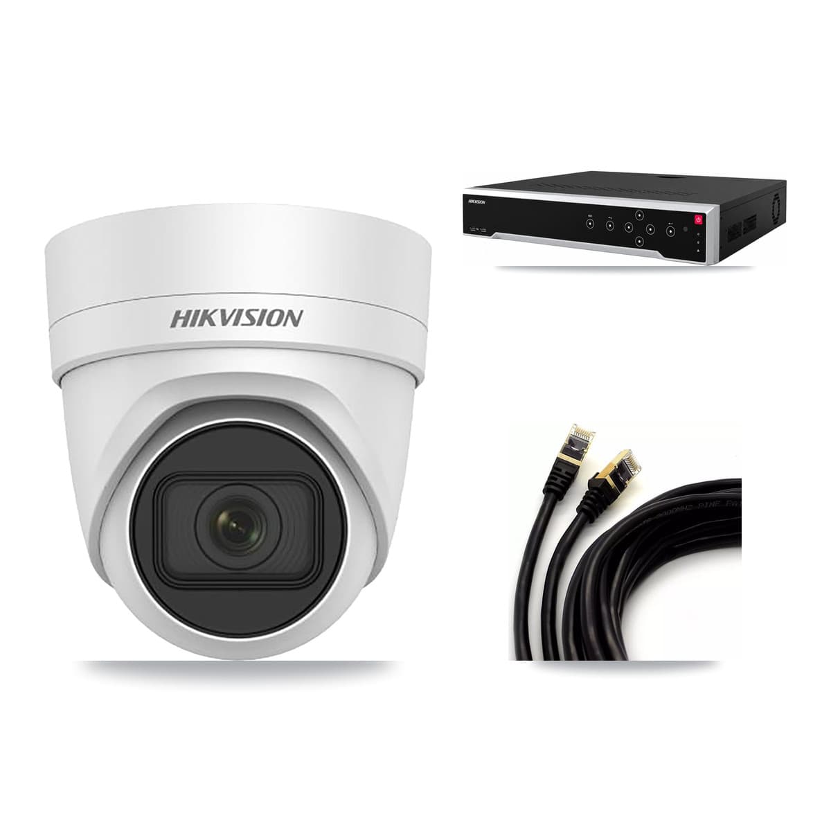 Hikvision 32-Channel 4MP CCTV Kit — 6 DS-2CD2H45FWD Turret Cameras + 8TB Recording - Image 1