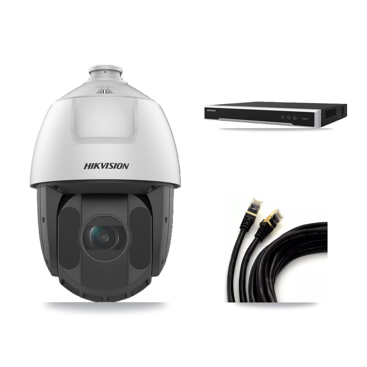 Hikvision 16-Channel 2MP CCTV Kit — 11 DS-2DE5232IW PTZ Cameras + 8TB Recording - Image 1