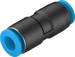 Festo QS-8-50 Push-In Pneumatic Connector 8mm Tube 1/2 Inch Thread
