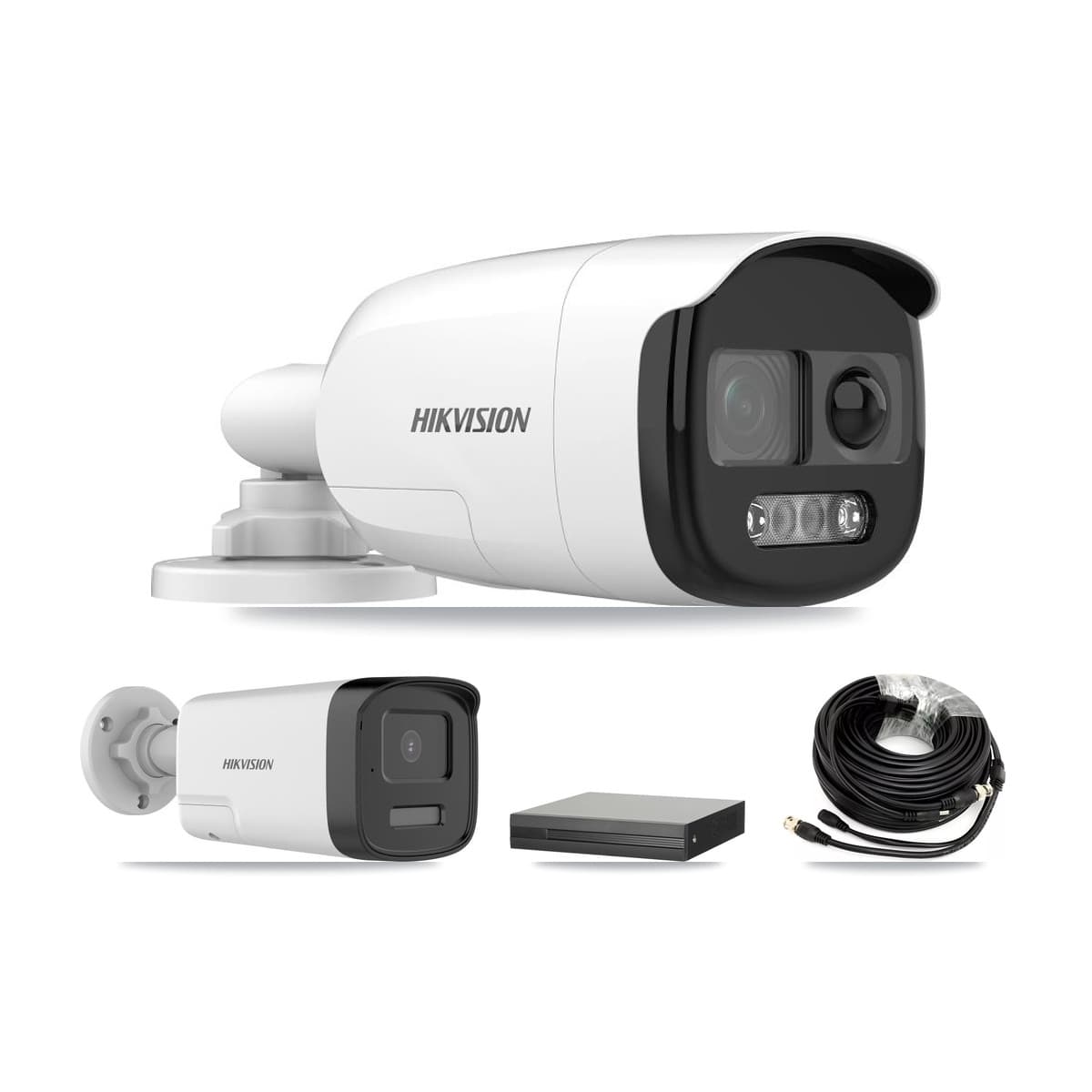 Hikvision 16-Channel 5MP CCTV Kit — 3 DS-2CE12KF3T + 3 DS-2CE17K0T Bullet Cameras + 8TB Recording (XVR-3116HS Recorder) - Image 1