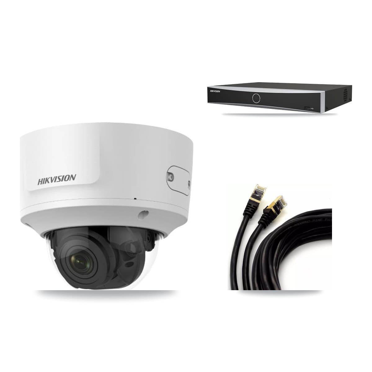 Hikvision 4-Channel 2MP CCTV Kit — 4 Dome Cameras + 3TB Recording - Image 1