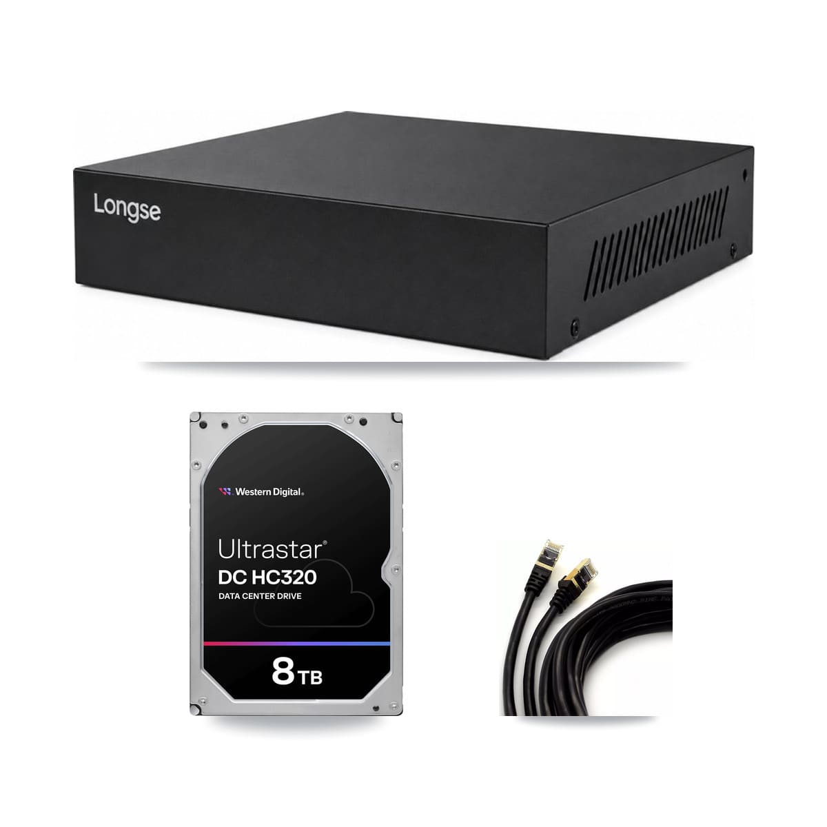 Longse 8-Channel 5MP CCTV Kit — 4 Dome Cameras + 8TB Recording - Image 1